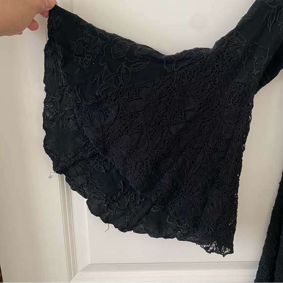 Umgee USA Women’s Black Lace Dress Small Gothic Grunge Renfair Lagen Whimsigoth - Picture 4 of 7